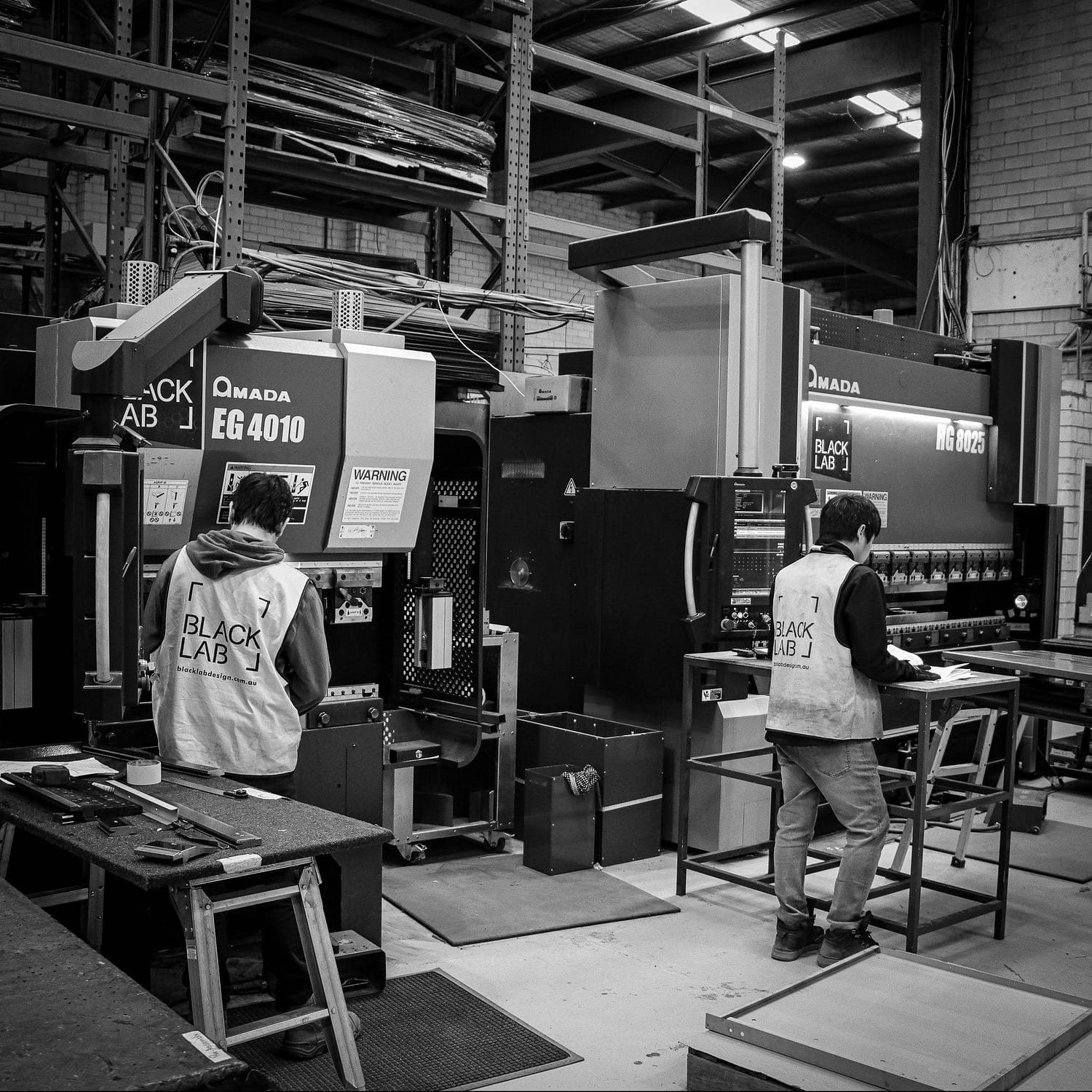 Sheet metal bending in manufacturing facility australia