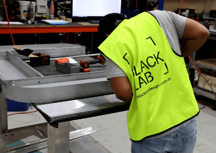 worker in assembly line